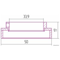 Отражатель Сунержа TUBE 1 (33.7 мм) 00-1029-0003