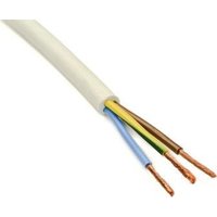 Провод силовой ККЗ ПВС 3x2.5 (белый)