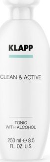  Klapp Тоник Clean&active для жирной и комбинированной кожи Tonic with Alcohol 250 мл