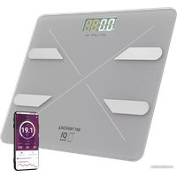 Умные напольные весы Polaris PWS 1898 IQ Home (серый)
