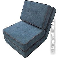 Кресло-кровать Лама-мебель Раскладное Марио (Bahama Denim/Bahama Grey)