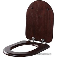 Сиденье для унитаза Cezares King palace CZR-T-163-W-S-CR (петли хром)