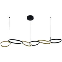 Подвесная люстра Indigo Light Anello 14034/C/6P V000215L (черный)