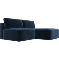 Угловой диван Лига диванов Лига-060 НПБ угол универсальный 129495 (велюр Tower 13 синий)
