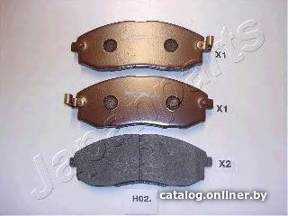 Тормозные колодки Japanparts PAH02AF