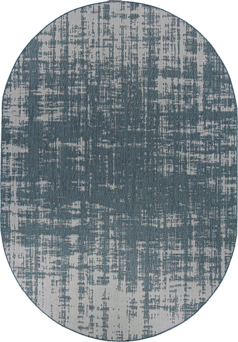 Циновка Merinos Kair S131-OVAL-BLUE (1.6x3)