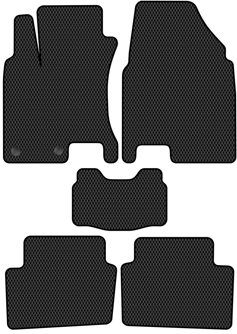 

Комплект ковриков для авто Alicosta Nissan Qashqai I (suv / J10) 2006 - 2013 (черный, ромб)