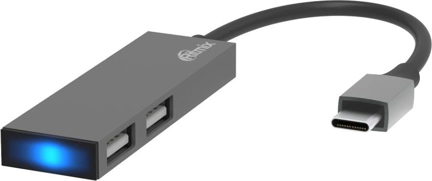 

USB-хаб Ritmix CR-4201 Metal