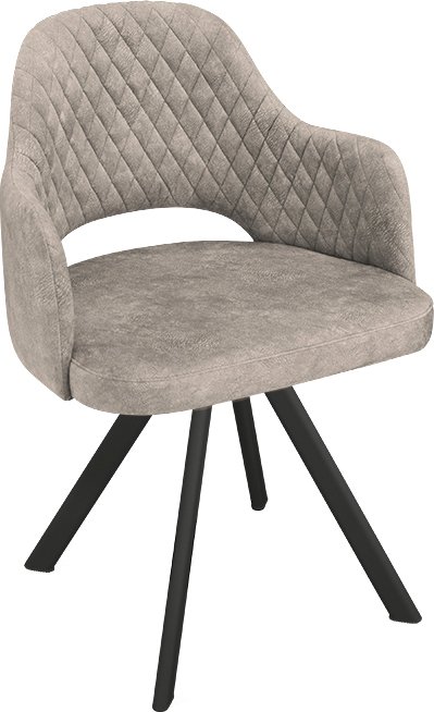 

Стул с подлокотниками Трия Калипсо К2 (черный муар/микровелюр Wellmart Latte)