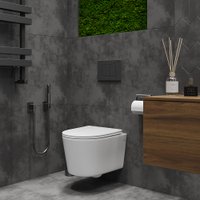 Унитаз подвесной Roxen Simple Compact 530120-01 Rimless Soft Close