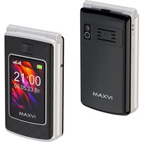 Кнопочный телефон Maxvi E28 (черный)