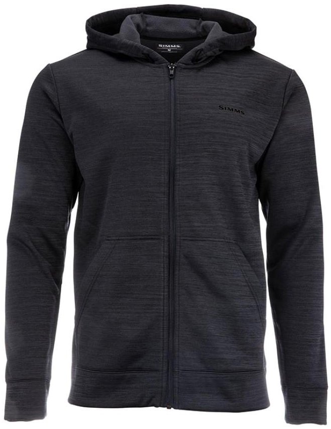 

Толстовка Simms Challenger Hoody - Full Zip '21 (XXL, black heather)