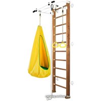 Шведская стенка (лестница) Kampfer Shiny Wall Стандарт №2 (ореховый/белый)