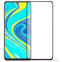 Защитное стекло Case 111D для Redmi Note 9 Pro/Redmi Note 9S (черный глянец)