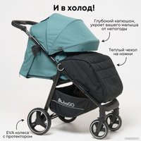 Коляска прогулочная «книга» Bubago Bass Light (темно-зеленый)