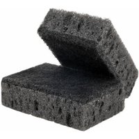 Губка Laima Square Black 608648 98х66х30 мм (10 шт)