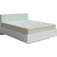 Кровать PROxSON Voyage 140x190 (белый жемчуг/Teddy 337 мятный)