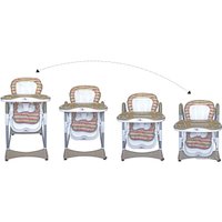 Высокий стульчик ForKiddy Optimum 0+ (бежевый полосатый)