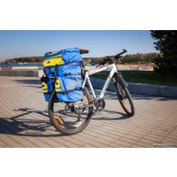 Велосумка Турлан Мустанг-70 л (синий/желтый)