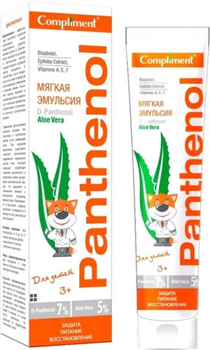 Крем детский Compliment Panthenol Aloe Vera мягкий 75 мл