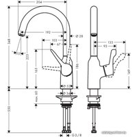 Смеситель Hansgrohe Focus M43 71812000 (хром)