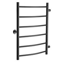 Полотенцесушитель Ростела Соната боковое подключение 1" 6 перекладин 50х70 см (черный)