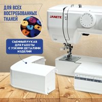 Электромеханическая швейная машина Janete 987P (белый)