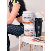 Протеин сывороточный (концентрат) 1WIN Premium Whey (тропический кокос, 450г)