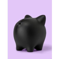 Копилка для денег PIG BANK свинка-копилка XL (черный)