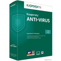 Антивирус Kaspersky Anti-Virus (2 ПК, 1 год, продление, карта)