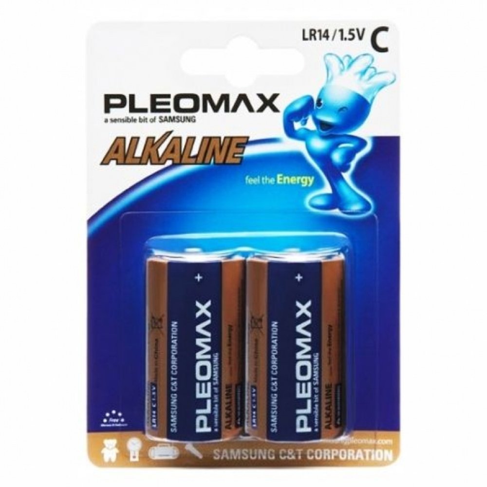 

Батарейка Pleomax Alkaline C 2 шт.