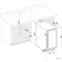 Винный шкаф Dunavox DAU-32.81B