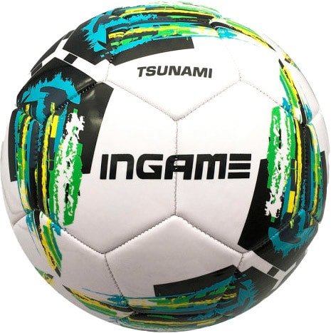

Футбольный мяч Ingame Tsunami 2020 (5 размер, белый/зеленый)