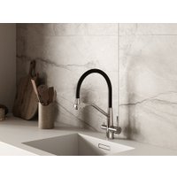 Смеситель Cersanit Vivo однорычажный с фильтром с гибким изливом 68217 (хром)