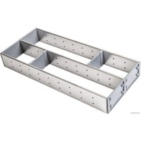 Лоток для столовых приборов AKS L550 универсальный металлический Organizer нержавеющая сталь (523*204*65)
