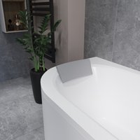 Ванна Lauter Bliss 150 P 21201052P (с ножками и сифоном 21Y32001 матовый черный)