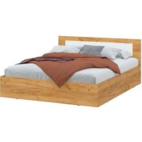Кровать Mio Tesoro Дольче 160x200 (дуб золотистый/белый)