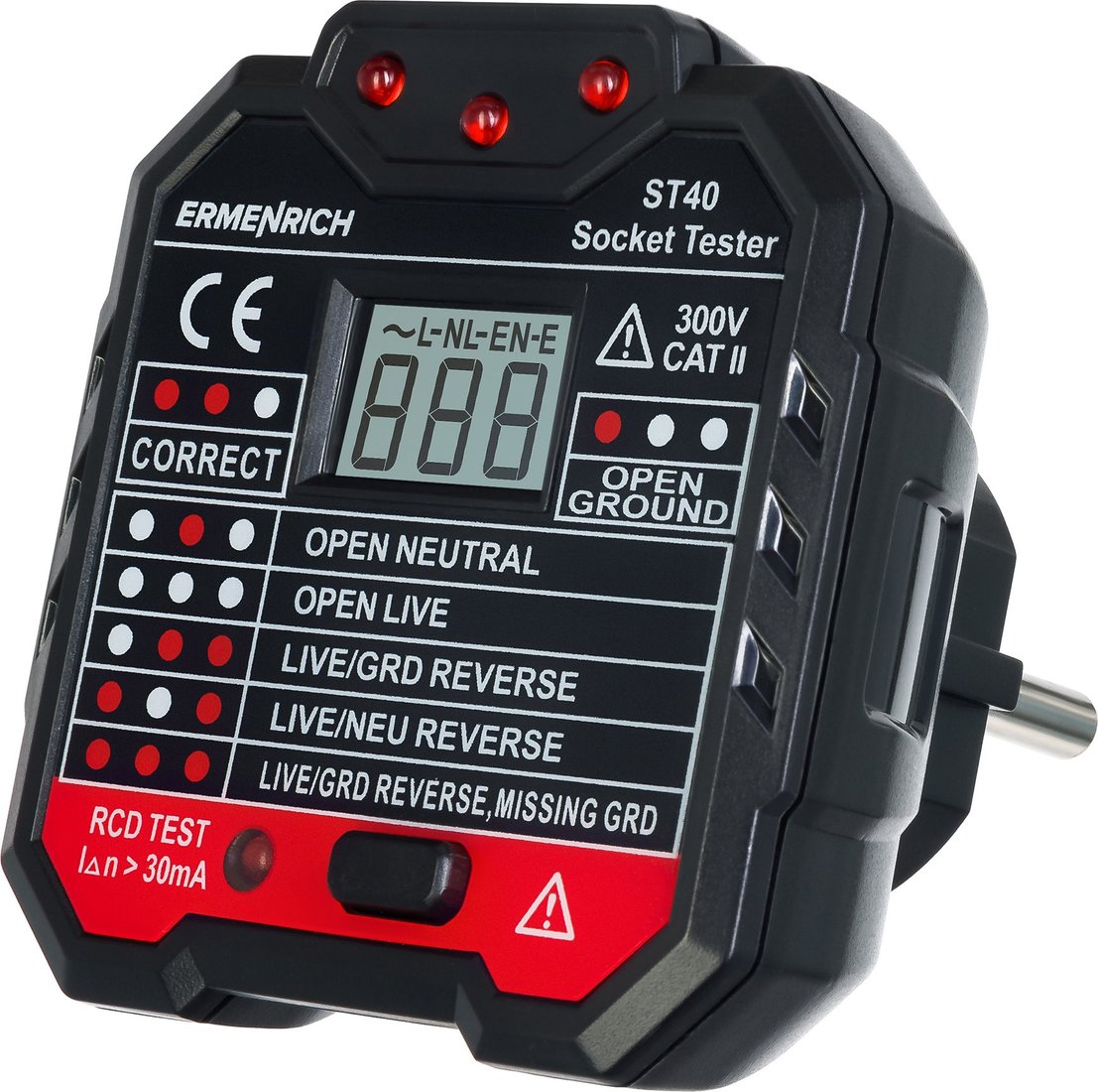 

Тестер розеток Ermenrich Zing ST40 82963