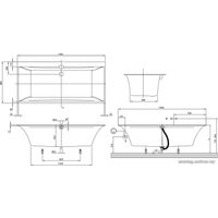 Ванна Villeroy & Boch Squaro Edge 12 (UBQ190SQE2DV) 190x90