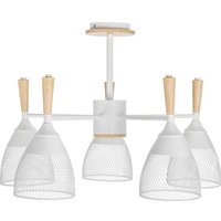 Подвесная люстра Sundays Home R-25 6211 (с лампами Е27 12W 4100K 5шт)