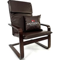 Интерьерное кресло Calviano Soft 1 (коричневый PU)