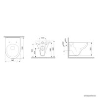 Унитаз подвесной AM.PM Gem FlashClean C901700SC