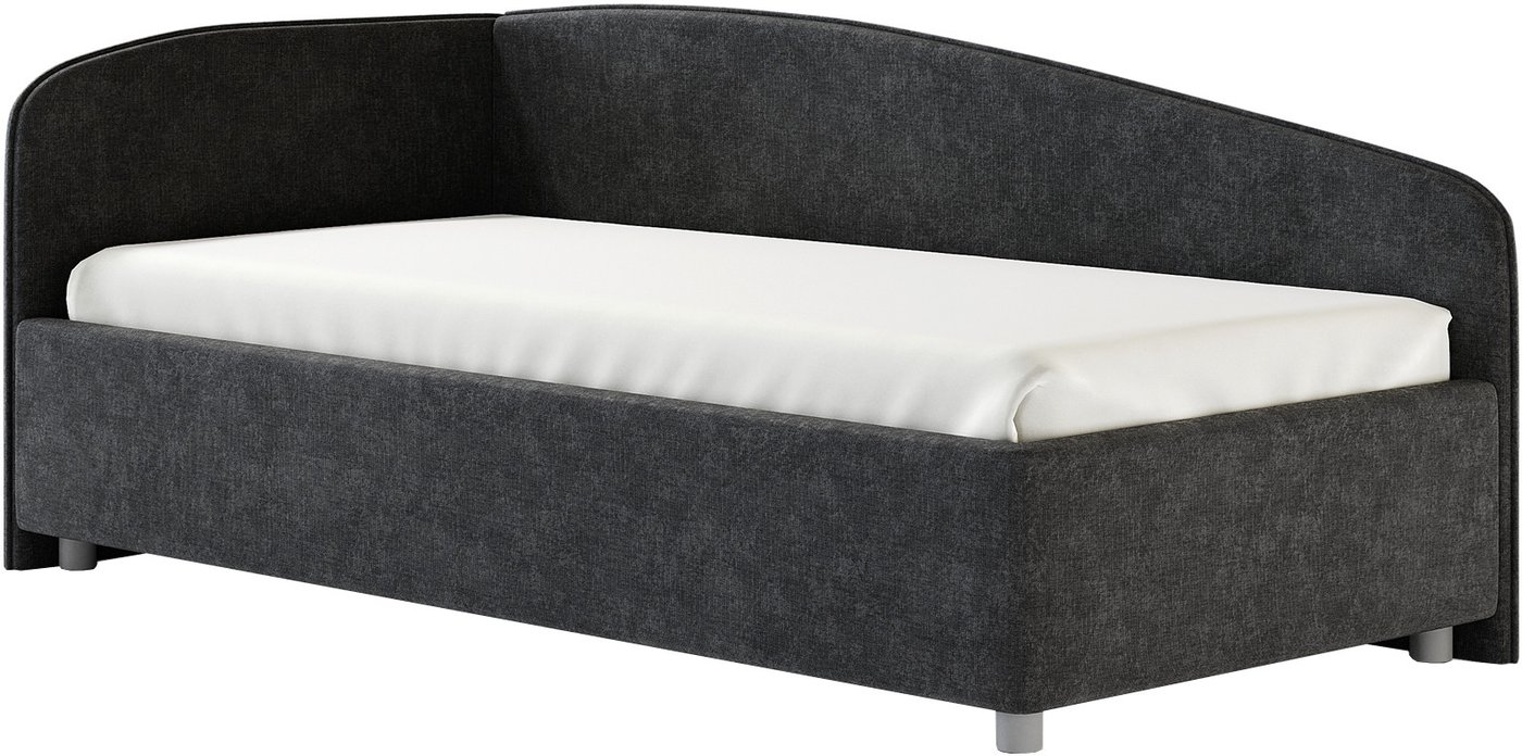 Кровать Сонум Paola L 90x200 (микровелюр серый)