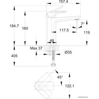 Смеситель Cersanit Nature 64514