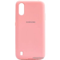 Чехол для телефона EXPERTS Soft-Touch для Samsung Galaxy A01 (розовый)