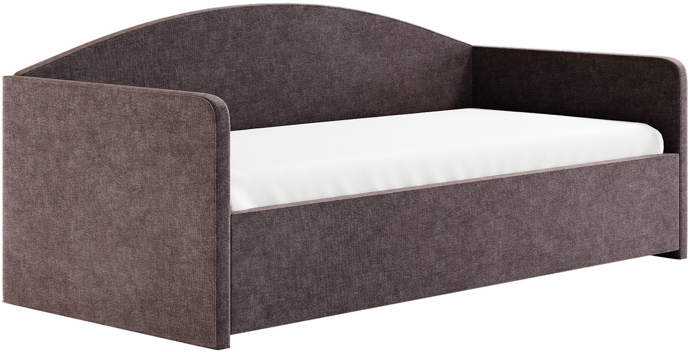 Кровать Сонум Uno 90x200 (микровелюр кофе)