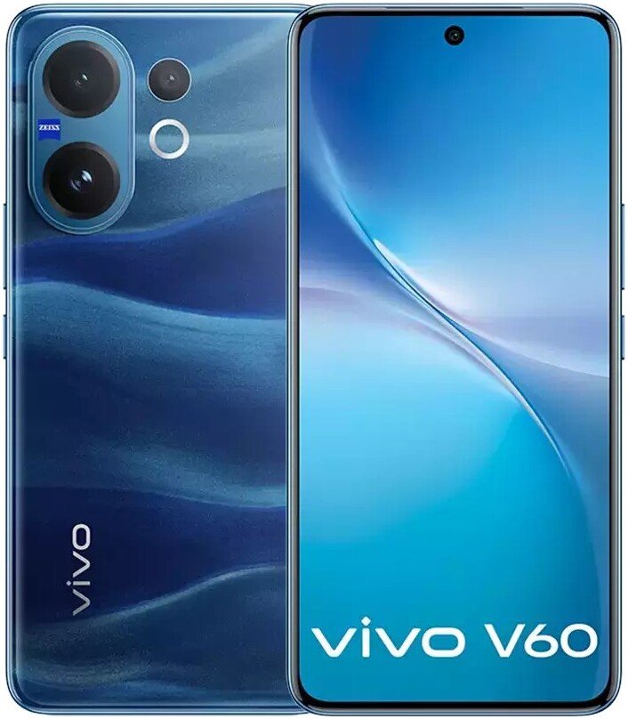

Телефон Vivo V60 12GB/256GB индийская версия (синий)