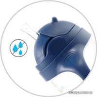  BabyOno С трубочкой 1464/02 (240 мл, синий)