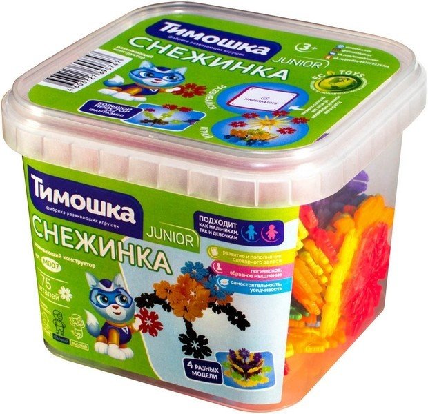 

Конструктор Тимошка Junior М007 Снежинка