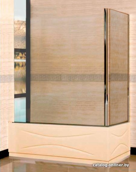 Душевая стенка RGW Z-52 150x80 (хром/шиншилла)